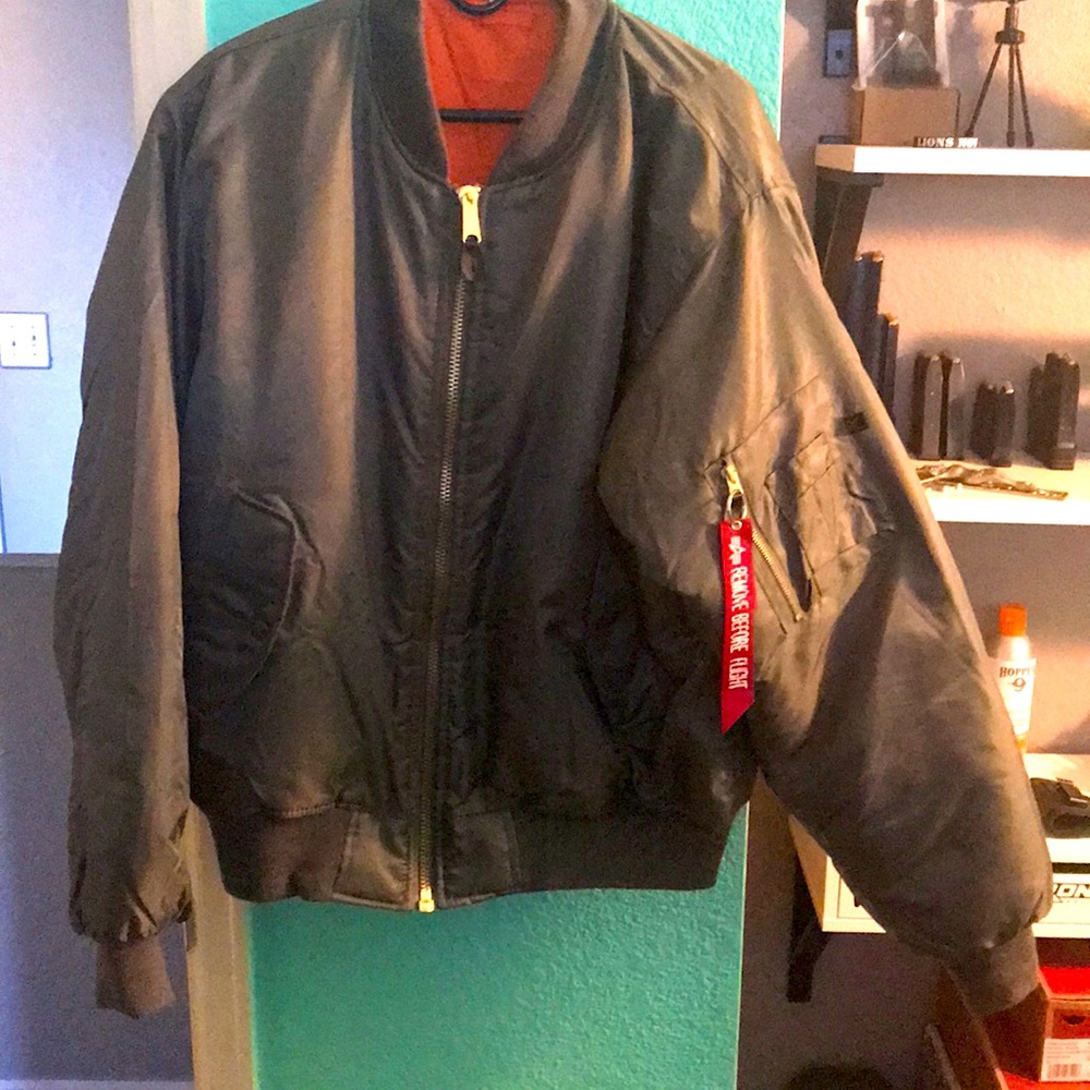 Rothco Military Flight Jacket Olive Green Size XL